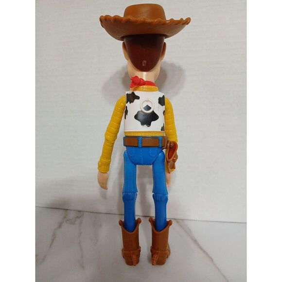 Disney Pixar Toy Story Sheriff Woody 9" Poseable Action Figure Mattel with Hat - Picture 2 of 4
